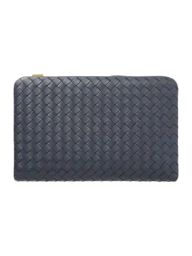 Bottega Veneta Mezzanotte Intrecciato Leather Wallet | Thumbnail 1 Bottega Veneta Mezzanotte Intrecciato Leather Wallet | Thumbnail 1