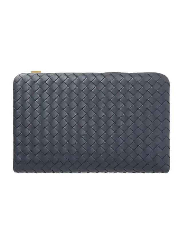 Mezzanotte Intrecciato Leather Wallet