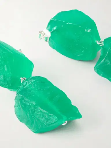 Completedworks Silver-plated And Resin Drop Earrings | Thumbnail 3 Completedworks Silver-plated And Resin Drop Earrings | Thumbnail 3