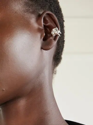 Completedworks Flower Silver-plated Ear Cuff | Thumbnail 2