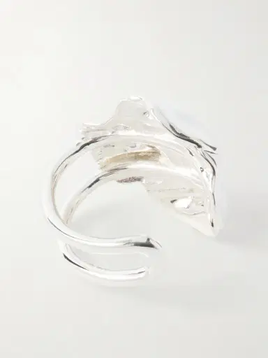 Completedworks Flower Silver-plated Ear Cuff | Thumbnail 3