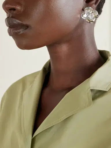 Completedworks Flower Silver-plated Earrings | Thumbnail 2