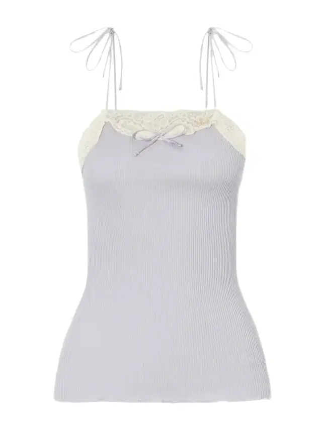 Logo-embroidered Lace-trimmed Cotton And Silk-blend Tank