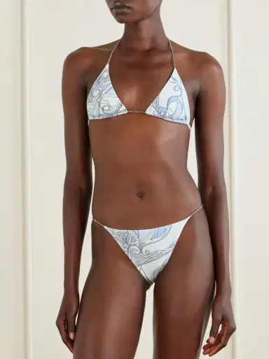 PUCCI Printed Triangle Bikini Top | Thumbnail 2