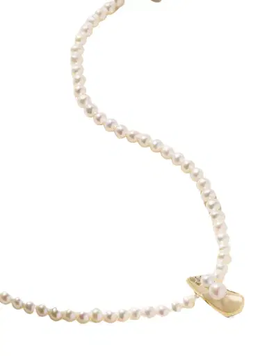 Mizuki 14-karat Gold, Pearl And Diamond Necklace | Thumbnail 1
