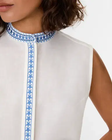 Emporio Sirenuse Andorra Top with Celestial Embroidery | Thumbnail 5 Emporio Sirenuse Andorra Top with Celestial Embroidery | Thumbnail 5