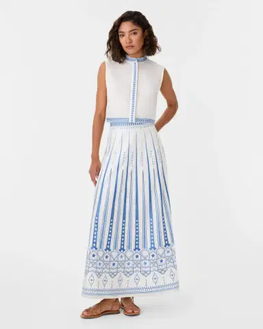 Emporio Sirenuse Andorra Top with Celestial Embroidery | Thumbnail 6 Emporio Sirenuse Andorra Top with Celestial Embroidery | Thumbnail 6