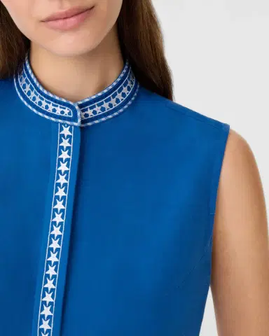 Emporio Sirenuse Andorra Top with Celestial Embroidery | Thumbnail 6 Emporio Sirenuse Andorra Top with Celestial Embroidery | Thumbnail 6