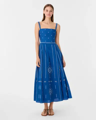 Emporio Sirenuse Aneeda Dress with Celestial Embroidery | Thumbnail 2
