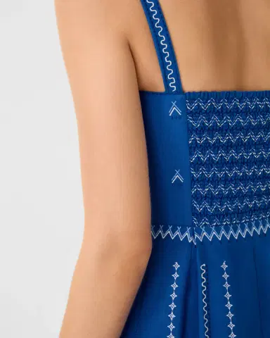 Emporio Sirenuse Aneeda Dress with Celestial Embroidery | Thumbnail 6