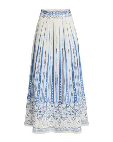 Emporio Sirenuse Camille Skirt with Celestial Embroidery | Thumbnail 1 Emporio Sirenuse Camille Skirt with Celestial Embroidery | Thumbnail 1