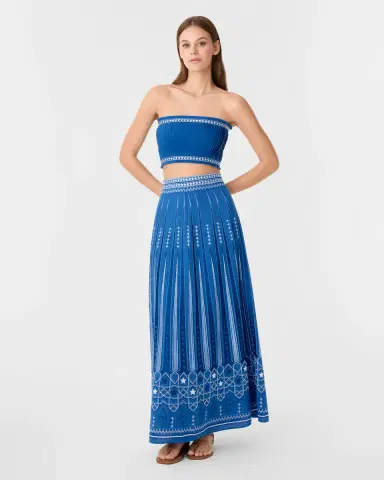 Emporio Sirenuse Flavia Top with Celestial Embroidery | Thumbnail 4 Emporio Sirenuse Flavia Top with Celestial Embroidery | Thumbnail 4