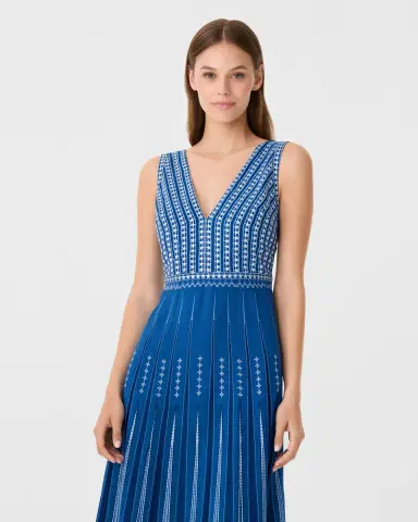 Emporio Sirenuse Nellie Dress with with Celestial Embroidery | Thumbnail 4 Emporio Sirenuse Nellie Dress with with Celestial Embroidery | Thumbnail 4