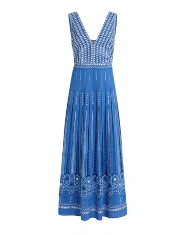 Emporio Sirenuse Nellie Dress with with Celestial Embroidery | Thumbnail 1 Emporio Sirenuse Nellie Dress with with Celestial Embroidery | Thumbnail 1