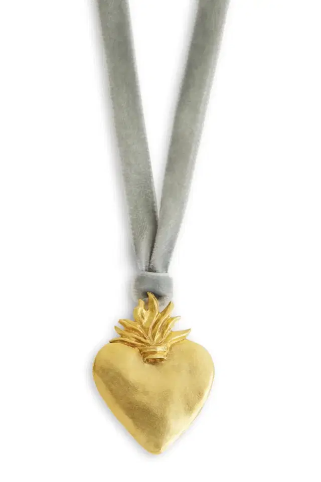 Markarian Amore Sacro Sacred Heart Small Choker Pendant