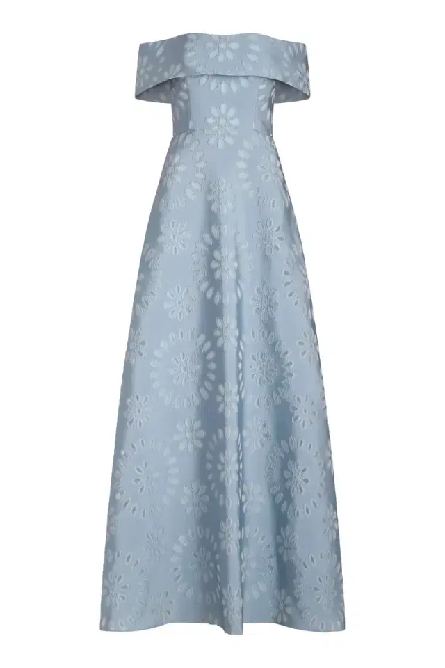 Ella Floral Burnout Gown