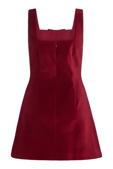 Markarian Jeanine Burgundy Velvet Mini Dress | Thumbnail 5 Markarian Jeanine Burgundy Velvet Mini Dress | Thumbnail 5