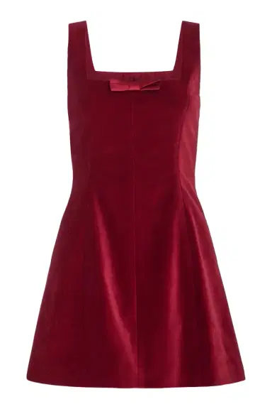 Markarian Jeanine Burgundy Velvet Mini Dress | Thumbnail 1 Markarian Jeanine Burgundy Velvet Mini Dress | Thumbnail 1