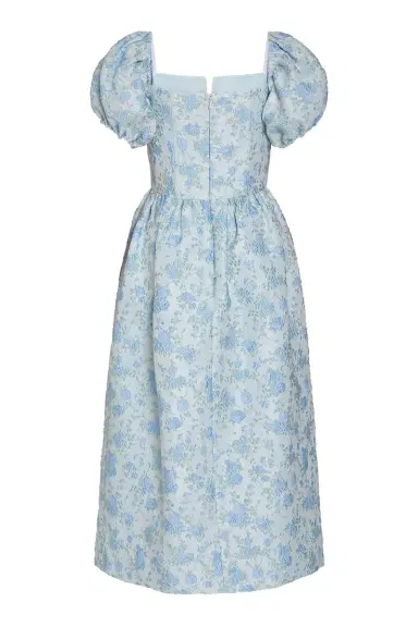 Markarian Lillian Cornflower And Mint Brocade Midi Dress | Thumbnail 5 Markarian Lillian Cornflower And Mint Brocade Midi Dress | Thumbnail 5