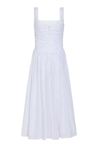Markarian Maeve Cotton Eyelet Square Neck Midi Dress | Thumbnail 5 Markarian Maeve Cotton Eyelet Square Neck Midi Dress | Thumbnail 5
