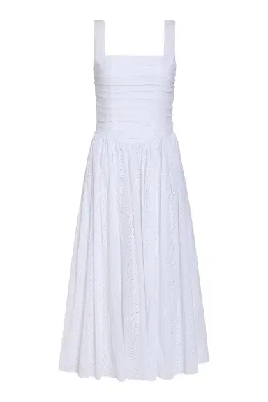 Markarian Maeve Cotton Eyelet Square Neck Midi Dress | Thumbnail 1 Markarian Maeve Cotton Eyelet Square Neck Midi Dress | Thumbnail 1