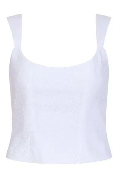 Markarian Maisie Cotton Eyelet Corset Top | Thumbnail 1