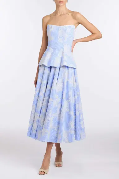 Markarian Soleil Floral Embroidered Midi Skirt | Thumbnail 2 Markarian Soleil Floral Embroidered Midi Skirt | Thumbnail 2