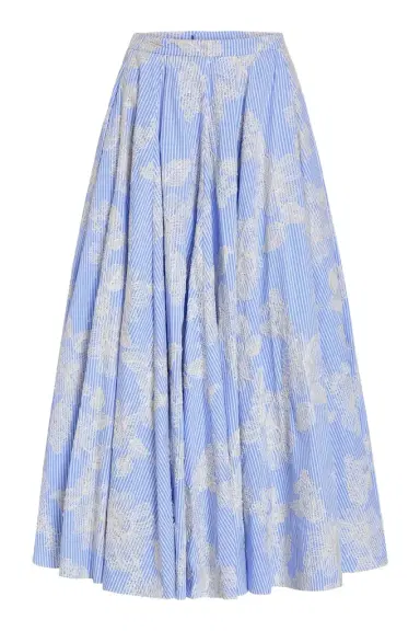 Markarian Soleil Floral Embroidered Midi Skirt | Thumbnail 1 Markarian Soleil Floral Embroidered Midi Skirt | Thumbnail 1