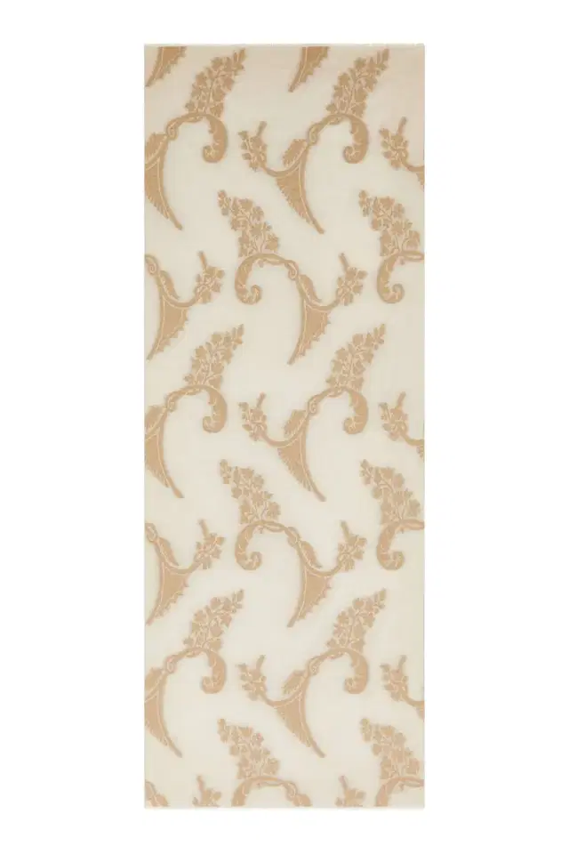 Markarian Sonia Neutral Floral Print Scarf