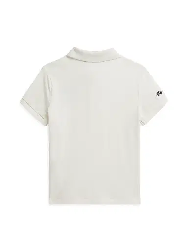 Polo Ralph Lauren Little Girl's & Girl's Yankees Polo Shirt - Deckwash White | Thumbnail 2