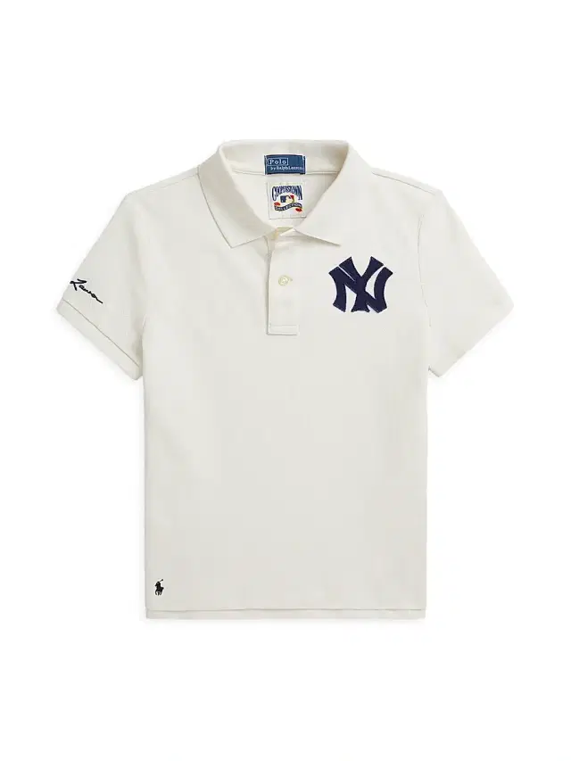 Polo Ralph Lauren Little Girl's & Girl's Yankees Polo Shirt - Deckwash White