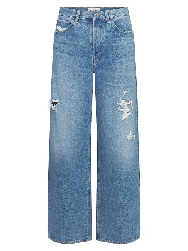FRAME Women's The Loose Wide-Leg Jeans - Sundrop