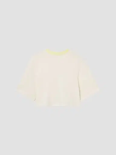 Frame Women's The Bodega Cotton T-Shirt - Lemon Multi - Size Large | Thumbnail 8 Frame Women's The Bodega Cotton T-Shirt - Lemon Multi - Size Large | Thumbnail 8