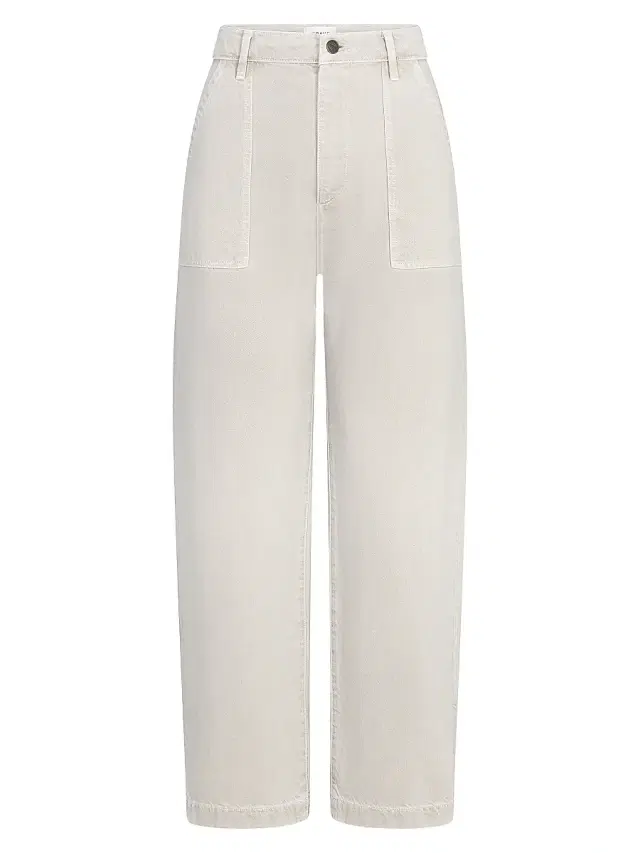 FRAME Women's The Bow Cotton Cargo Pants - Flax