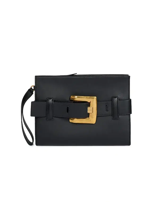 Women's Anthem Leather Zip Pouch - Noir Women's Anthem Leather Zip Pouch - Noir