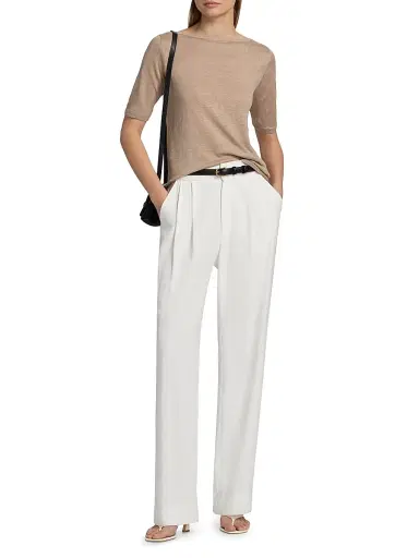 MAJESTIC FILATURES Women's Knit Boatneck Top | Thumbnail 2