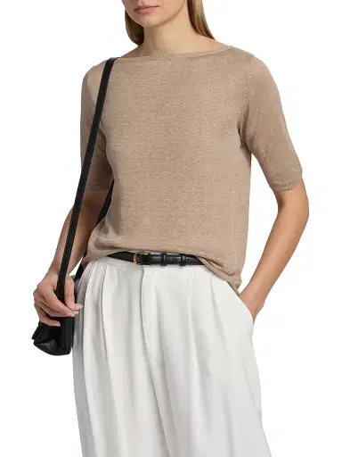MAJESTIC FILATURES Women's Knit Boatneck Top | Thumbnail 3