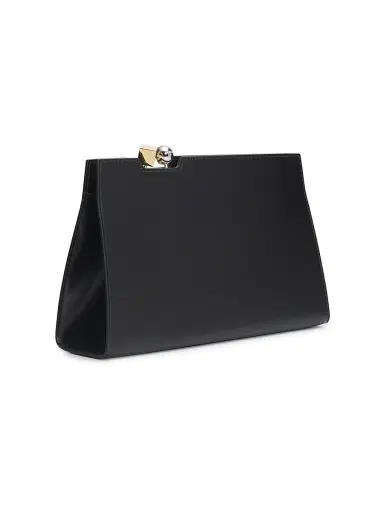 Jacquemus Women's Le Salon Leather Clutch | Thumbnail 3 Jacquemus Women's Le Salon Leather Clutch | Thumbnail 3