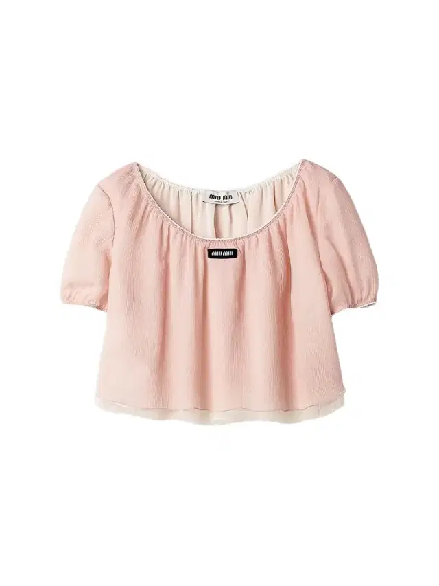 Miu Miu Women's Chiffon Top - Pink