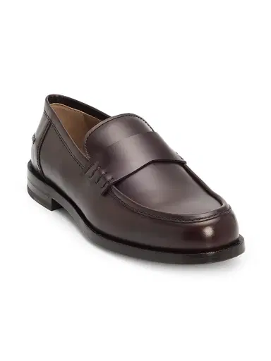 Gianvito Rossi Men's Preppy Leather Loafers - Moka | Thumbnail 2