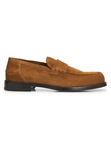 Gianvito Rossi Men's Preppy 45MM Suede Penny Loafers - Texan - Size 11.5 | Thumbnail 1