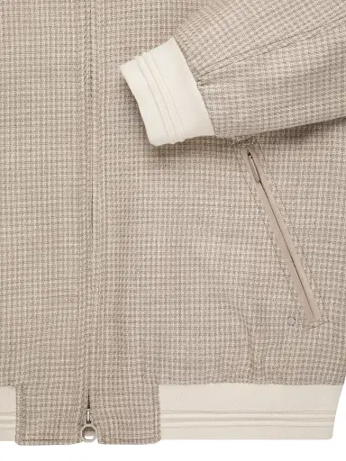 Stefano Ricci Men's Wool and Silk Blend Blouson Jacket - Beige - Size 46 | Thumbnail 6 Stefano Ricci Men's Wool and Silk Blend Blouson Jacket - Beige - Size 46 | Thumbnail 6