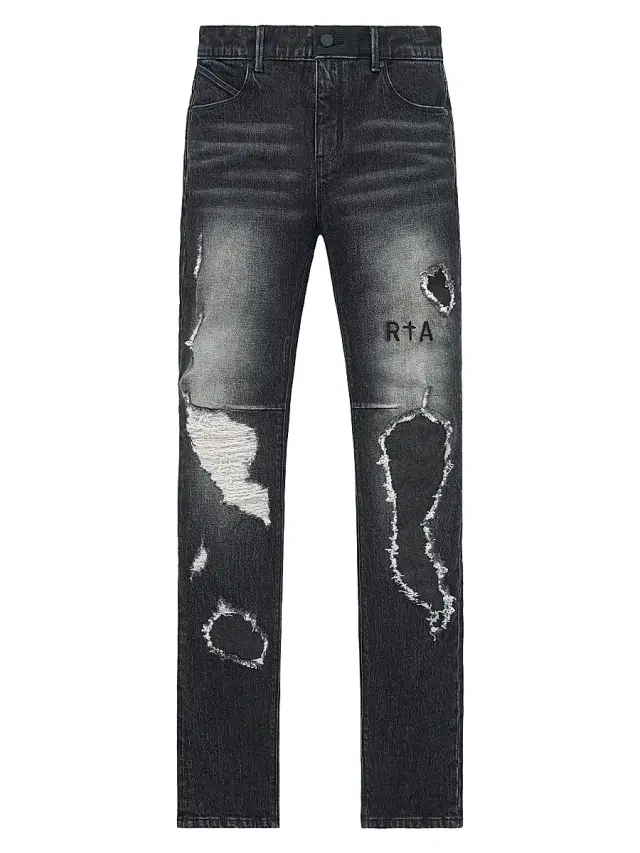 Men's Chaparral Distressed Skinny Jeans - Fray Noir