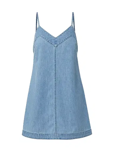 Veronica Beard Women's Chapmond Cotton Denim A-Line Minidress - Big Splash - Size 12 | Thumbnail 1 Veronica Beard Women's Chapmond Cotton Denim A-Line Minidress - Big Splash - Size 12 | Thumbnail 1
