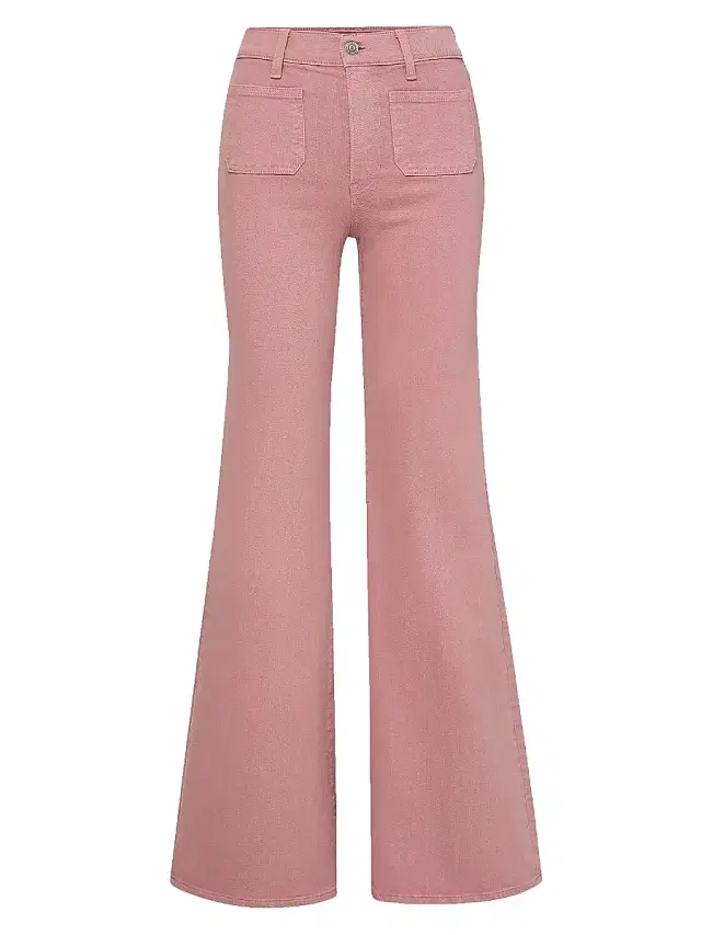 Veronica Beard Women's Joplin High-Rise Flare Wide-Leg Jeans - Orchid Haze