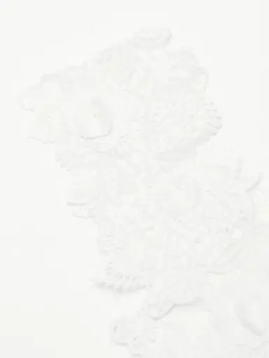 Generation Love Women's Lala Hammered Lace Midi-Dress - White - Size Large | Thumbnail 7