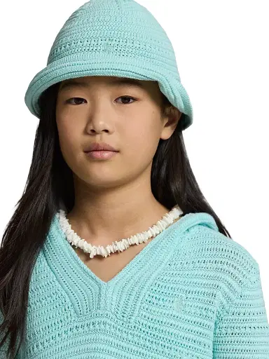 Polo Ralph Lauren Little Girl's & Girl's Hooded Cotton Sweater - Parakeet | Thumbnail 5 Polo Ralph Lauren Little Girl's & Girl's Hooded Cotton Sweater - Parakeet | Thumbnail 5