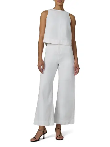 Joe's Jeans Women's The Clean Denim Ankle-Length Trousers - White | Thumbnail 2
