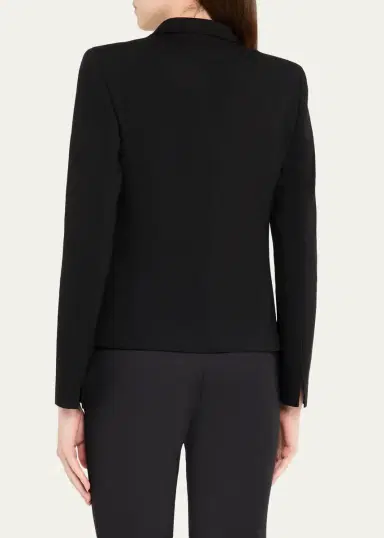 Akris punto Wool Jersey Tailored Blazer Jacket | Thumbnail 3 Akris punto Wool Jersey Tailored Blazer Jacket | Thumbnail 3