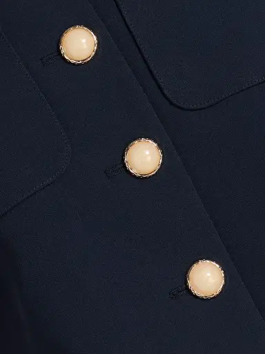 Cinq à Sept Women's Sunflare Aanya Jacket - Navy Champagne - Size 14 | Thumbnail 7 Cinq à Sept Women's Sunflare Aanya Jacket - Navy Champagne - Size 14 | Thumbnail 7